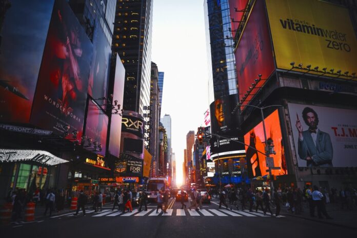 new-york-casino Manhattanhenge on Times Square