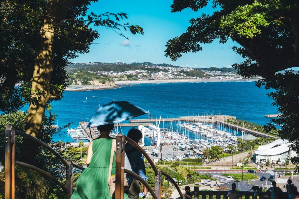 The island of Enoshima, Fujisawa, Kanagawa Prefecture, Japan.
