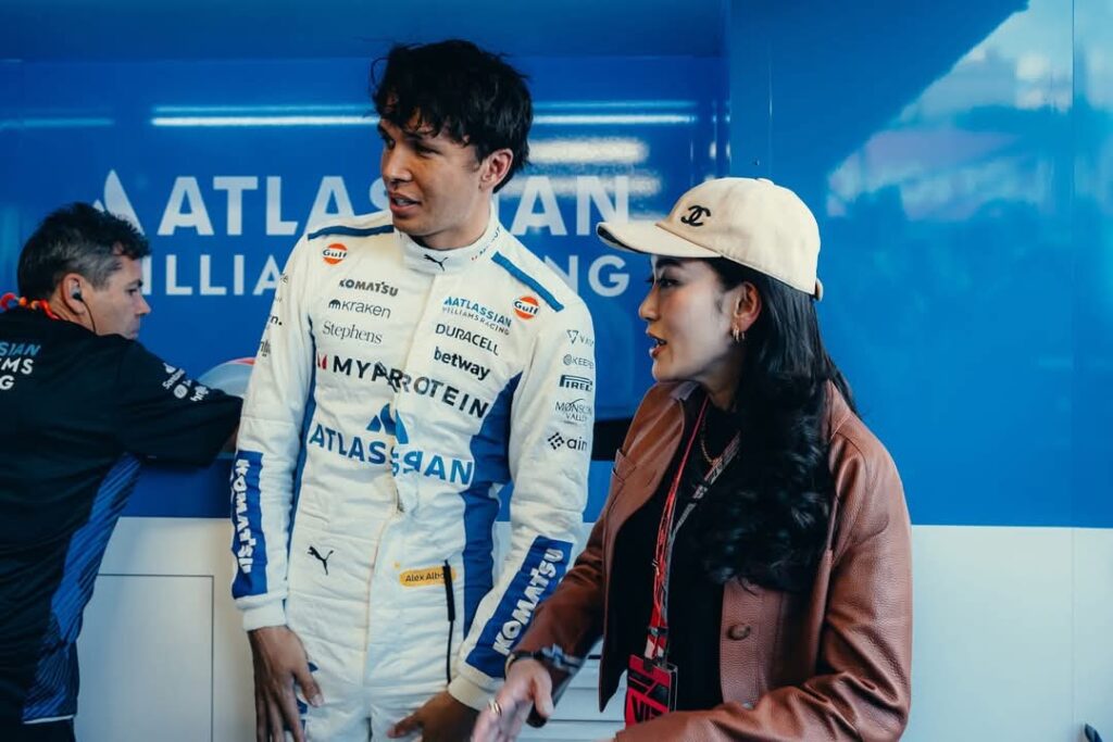 Thai Prime Minister Paetongtarn Shinawatra visits the Monaco Grand Prix race track.