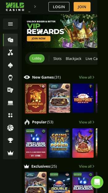 10 dollar casinos us - wild casino